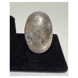Sterling silver dome ring Size 6.5