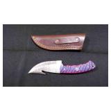 Gut Hook Knife With Sheath