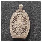 Diamond Pendant Locket-tested positive