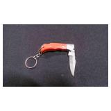 Miniature Folding Pocket Knife With Keychain