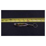 Miniature Folding Pocket Knife With Keychain
