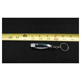 Miniature Folding Pocket Knife With Keychain