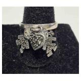 vintage Style Charm Ring Size 8