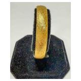 Monet Gold tone Hinged Bracelet