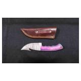 Gut Hook Knife With Sheath