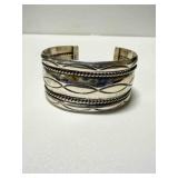Sterling silver Cuff Bracelet-signed Sterling TAHE