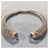 Bali RoManse Sterling Silver & 18K gold gemstone