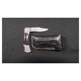 Folding Pocket Knife With Sheath