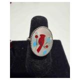 Vintage native American Zuni style ring