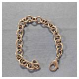 Silver 925 Chain Bracelet w/lobster Claw clasp