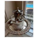 SERVING TRAY SILVERPLATE, MORE