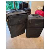 2 - BLACK STAYWAY SUIT CASES