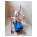 POPEYE DOLL IN STROLLER
