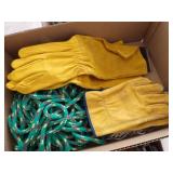 NYLON ROPE, LEATHER GLOVES, MORE