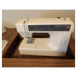 SEWING MACHINE & SEWING TABLE