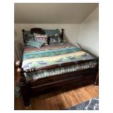 QUEEN BED W/ HEAD & FOOT BOARD