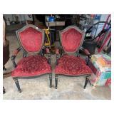 2 - VINTAGE LOUIS XVI STYLE ARM CHAIRS