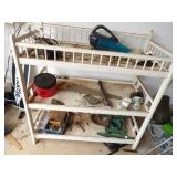 GARAGE/SHOP SHELF W/ CONTENTS