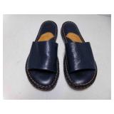 NEW Navy Blue Born Open Toed Sandals Size 8