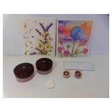 2 Canvas Art Prints - Plastic Containers - Sea