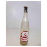 Glass "Squeeze" Soda Bottle w/Sprinkler Cap