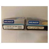 2 Sets of Weaver Mount Rings - Brand New