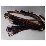 8 Size 38 Belts - Some Leather 1 Size 34