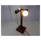 Vintage Style Resin Table Lamp - Powers ON 1