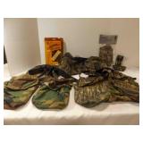 4 Sets of Camo Field Pouches - Kane Gun Chaps