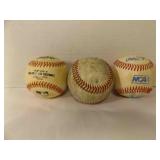 3 Rawlings Official Major League Baseballs