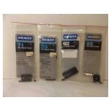 4 Sets of Weaver Top Mount Bases - Brand New