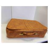 Vintage Scovill Brown Marble Swirl Faux Leather