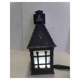 Vintage Metal Black Outdoor Wall Lantern Glass