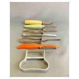 Vintage DeVault Janfee Aluminum Vegetable Peeler