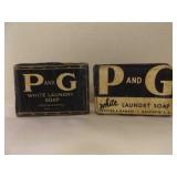 2 Vintage Bars of Procter & Gamble White Laundry