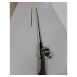 Broken Zebco Fishing Rod w/Vintage Zebco 33