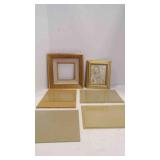 6 Frame Items, 4 Glass Frames, 1 Picture Frame