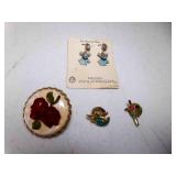 Pierced Windmill Earrings 1/100-14 Karat Rolled