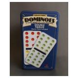 1998 Cardinal Double Twelve Dominoes Set in a