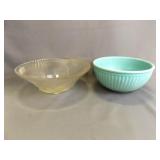 Vintage Federal Clear Glass "Diana" Pattern