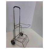 Small Stainless Steel Folding Dolly w/Wheels