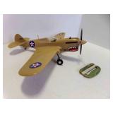 Vintage Cox Thimble Drome Flying P-40 Warhawk
