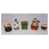 5 Assorted Hand-Painted Ceramic & Porcelain