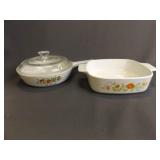 Vintage Corningware Casserole Dishes Featuring