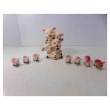 Vintage Ceramic Piggy Bank featuring a Whimsical