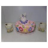 1 Vintage Hallmark Ceramic Hand-Painted Easter