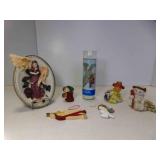 Resin Angel Figurine Plate Wall Hanger - Angel