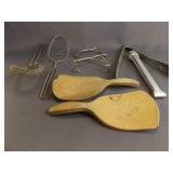 2 Vintage Wooden Butter Paddles - Vintage Wire