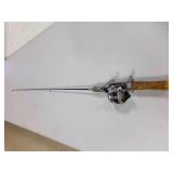 Steel Fishing Rod w/Zebco Model 33 Spincast Reel