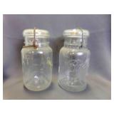 2 Wire Bail Closure Canning Jars - ATLAS E-Z Seal